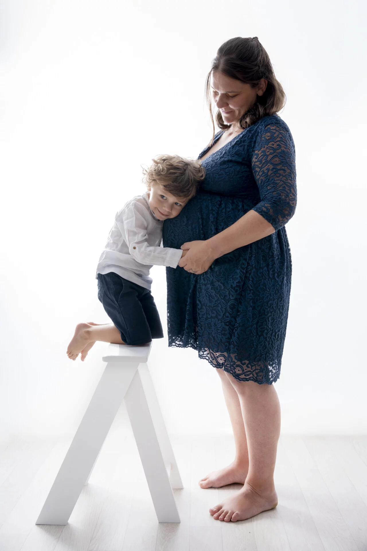 Séance Photo Grossesse en studio Photographe Rouen Normandie