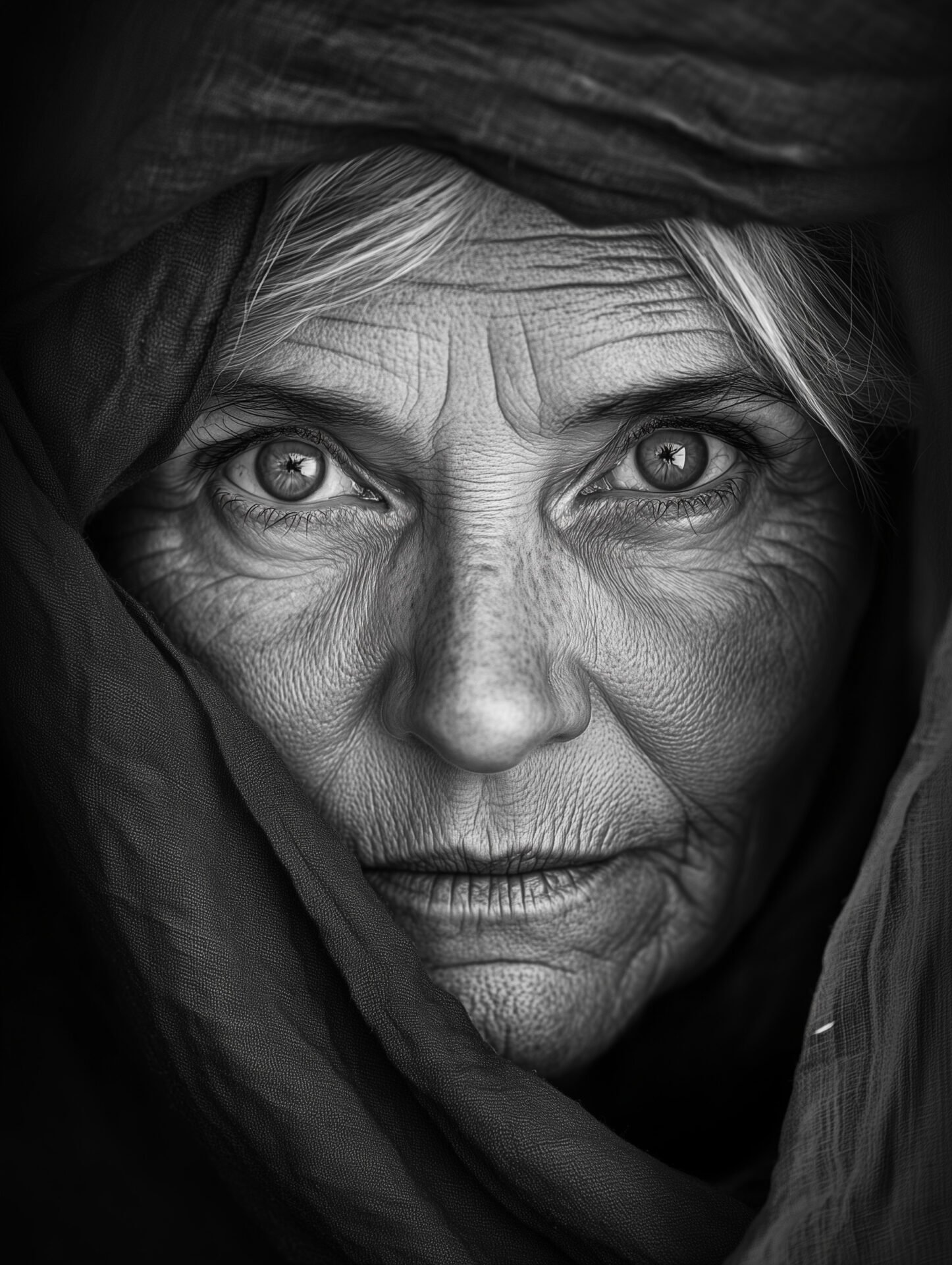 L’IA comme Photographie : Une Démarche Artistique et Émotionnelle 2 u4431411362 portrait of an old woman with many wrinkles marks o be6ea790 78ea 4988 b61a 248b13801cf6