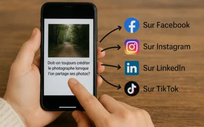 Blog 9 Est-ce que mes clients ont l’obligation de mentionner le nom du photographe en publiant les photos ?